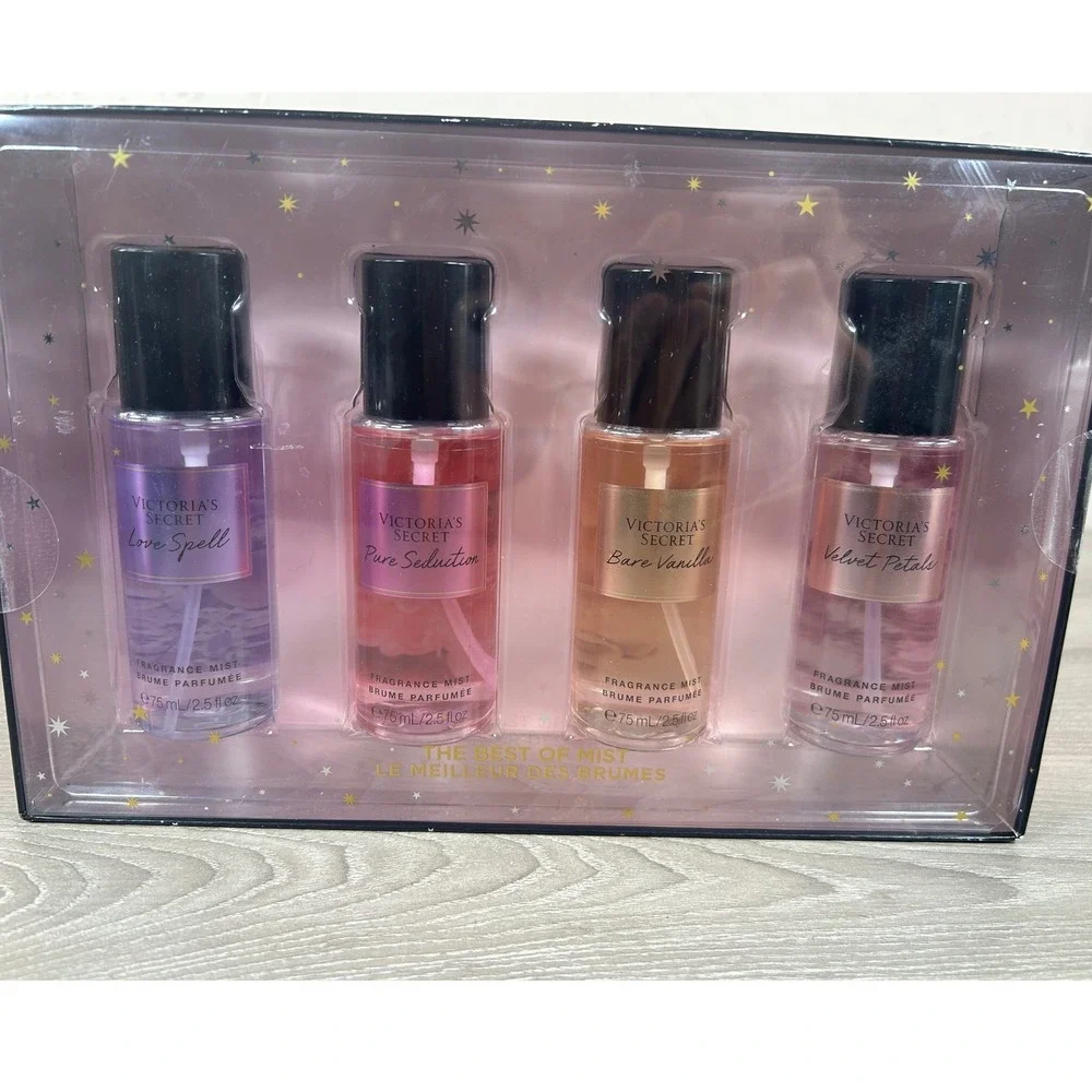 Victoria's Secret Fragrance‎ Mist Collection 4 Piece Mini Mist Gift Set